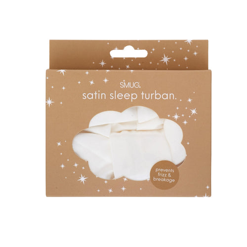 Satin Sleep Turban, Cloud