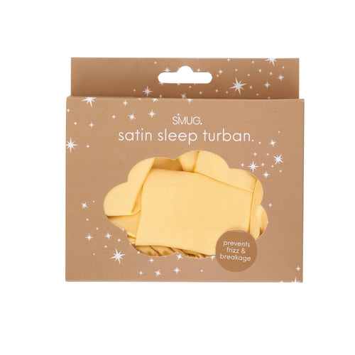 Satin Sleep Turban, Vanilla