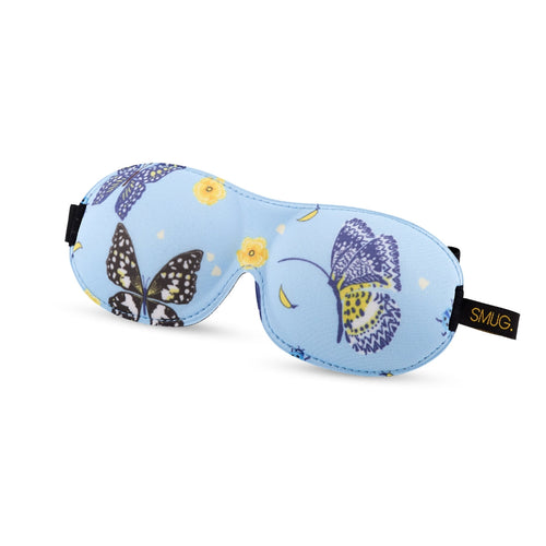 Contoured 3D Blackout Sleep Mask, Butterflies