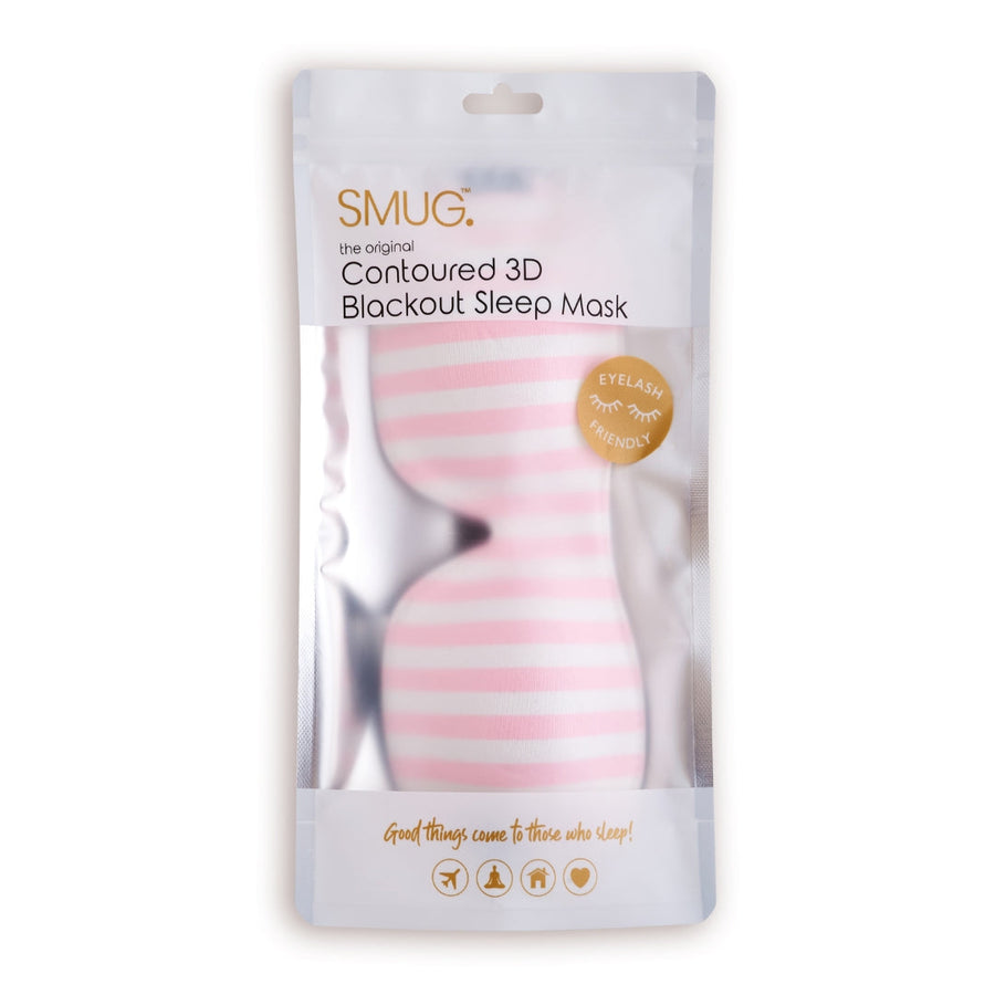 Contoured & Satin Sleep Mask Double Pack & Accessories Bag Set - Various Prints