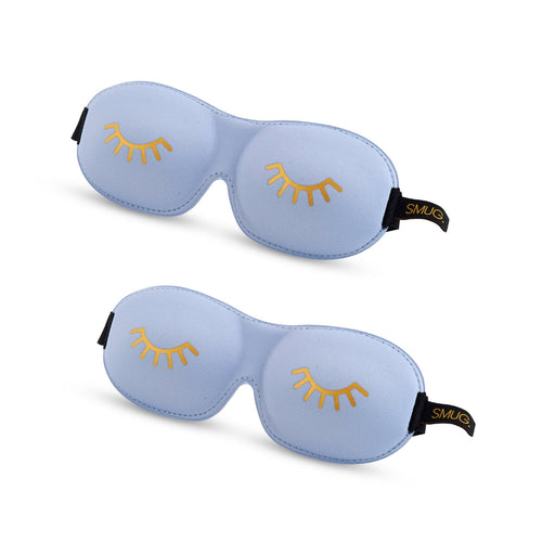 Contoured Sleep Mask Twin Pack Sets - Various Designs