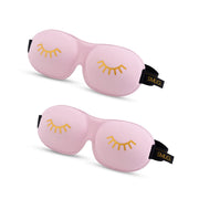 Contoured Sleep Mask Twin Pack Sets - Various Designs