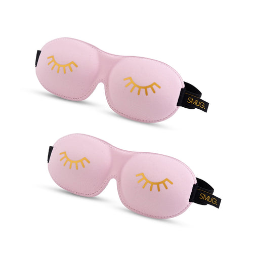 Contoured Sleep Mask Twin Pack Sets - Various Designs