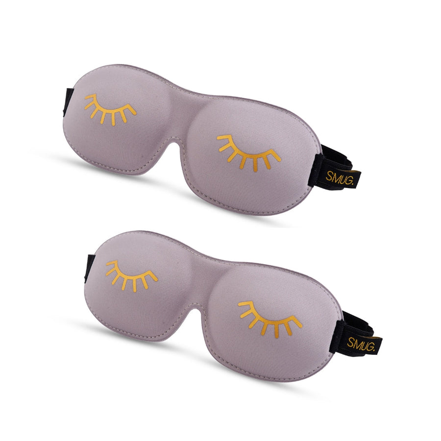 Contoured Sleep Mask Twin Pack Sets - Various Designs