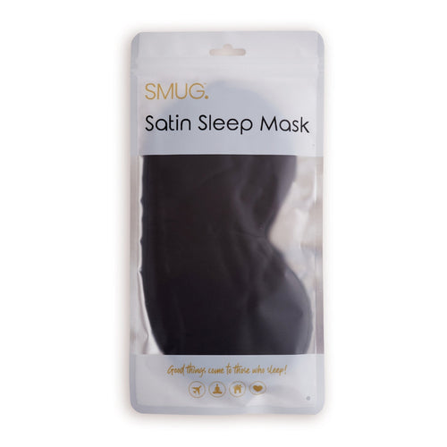 Contoured & Satin Sleep Mask Double Pack & Wash Bag Set- Various Prints