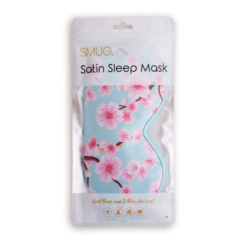 Satin Sleep Mask & Accessories Bag Set - Various Prints