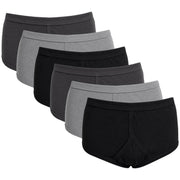 Sock Stack Men's 6 Pack Cotton Y-Front Briefs White 100% Cotton Soft Stretch Waistband