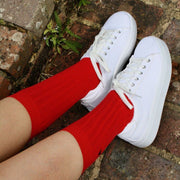Classic Red Bamboo Socks