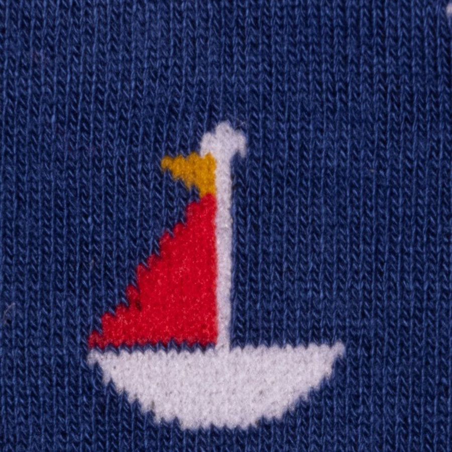 Sailing Boat Bamboo Socks