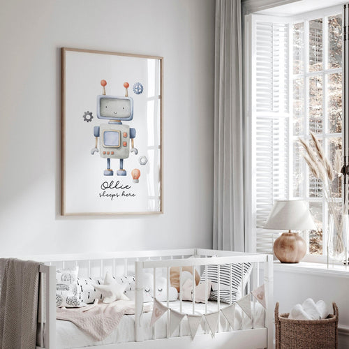 Nursery room decor | Space wall art print