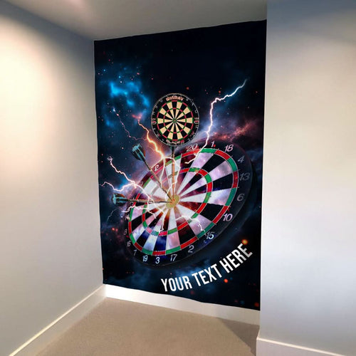 Cosmic Darts - Personalised Darts Wall Banner - Two Sizes [COLLECTIVE]