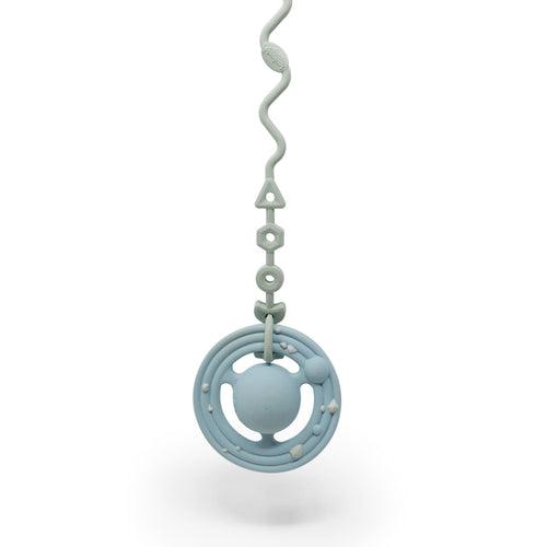 Squiggle Strap® Antimicrobial Toy Strap (2pcs) - Ether Blue & Cool Grey