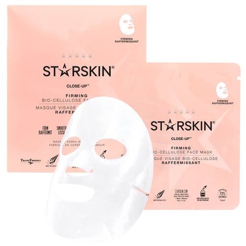 STARSKIN Close-Up™ Coconut Bio-Cellulose Second Skin Firming Face Mask