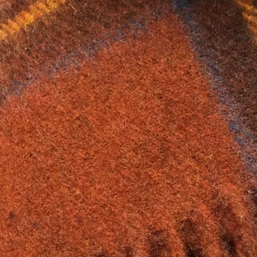 Stewart Royal Antique Recycled Wool Blanket in Soft Tartan Check