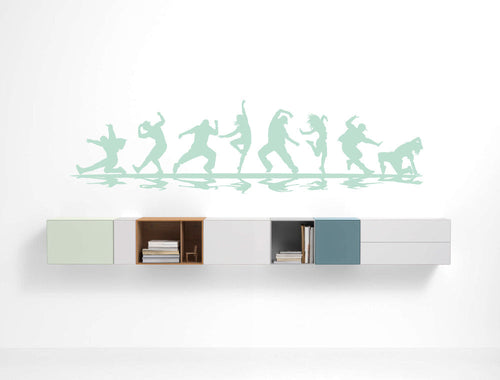 Street Dance Wall Sticker – Bedroom or Studio Dance Room Decor