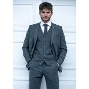 STZ23 - Men's Wool Tweed Suit 3 Piece Authentic 1920s Classic
