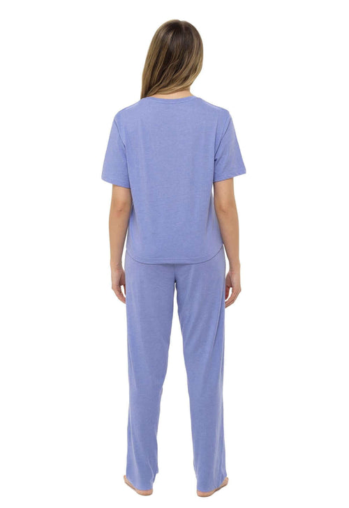 Daisy Dreamer Women's Jersey Marl Loungewear Pyjama Set Super Soft Comfort Relaxed Fit