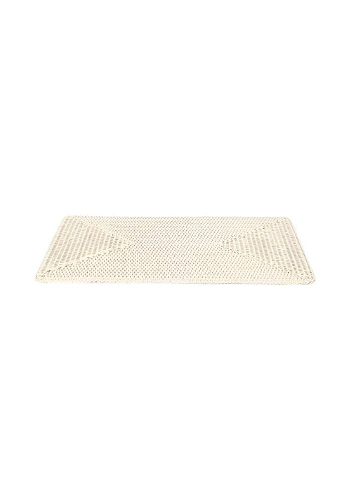 Surrey Rattan Rectangles Placemat - Sand Colour set of 4