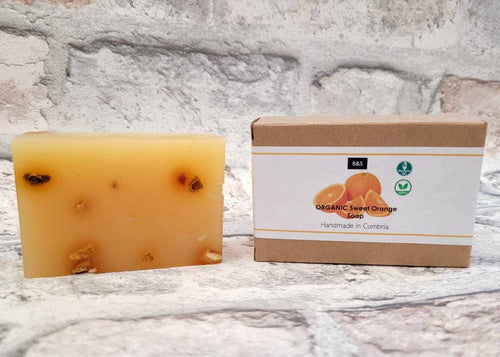 Sweet Orange Organic Natural Hand & Body Soap - 100g