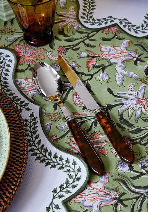 Tabitha Green Wreath Placemats - Set of 4