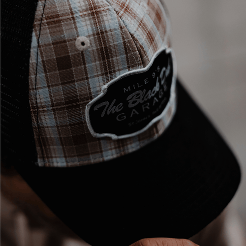 Tartan Garage Trucker Hat