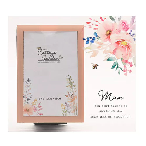 The Cottage Garden Glass Photo Frame - Mum