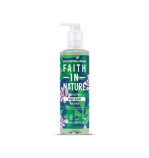 Tea Tree Hand Wash 400ml – 99.5% Natural Origin, Tested on Sensitive Skin