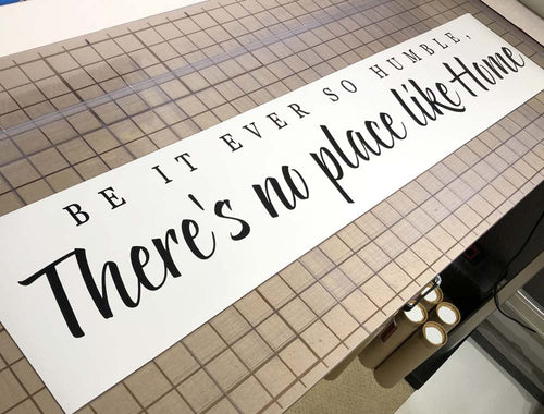 No Place Like Home Wall Writing Sticker