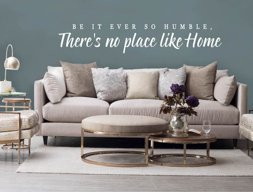No Place Like Home Wall Writing Sticker