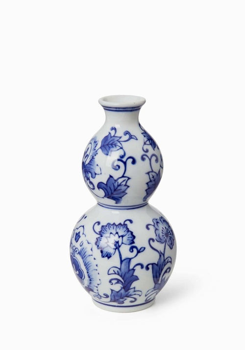 Three Delft Bud Vases