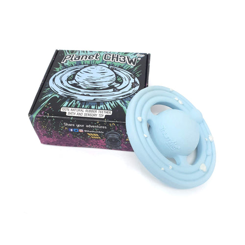 Planet CH3W® Ringed Planet - Natural Rubber Space Teether Toy