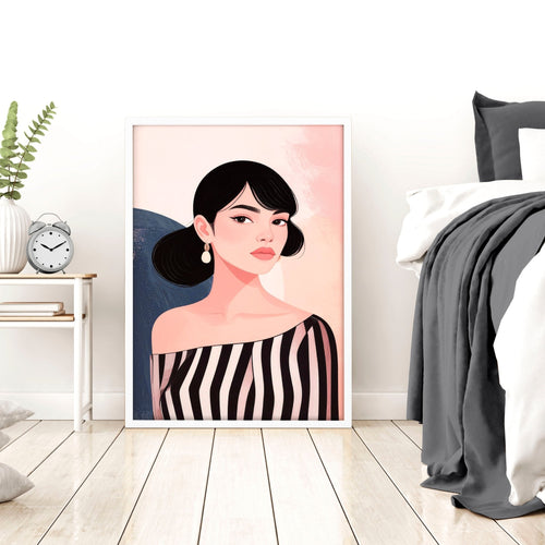 Trendy Wall Art For Bedroom | Set of 3 Bohemian Women Prints