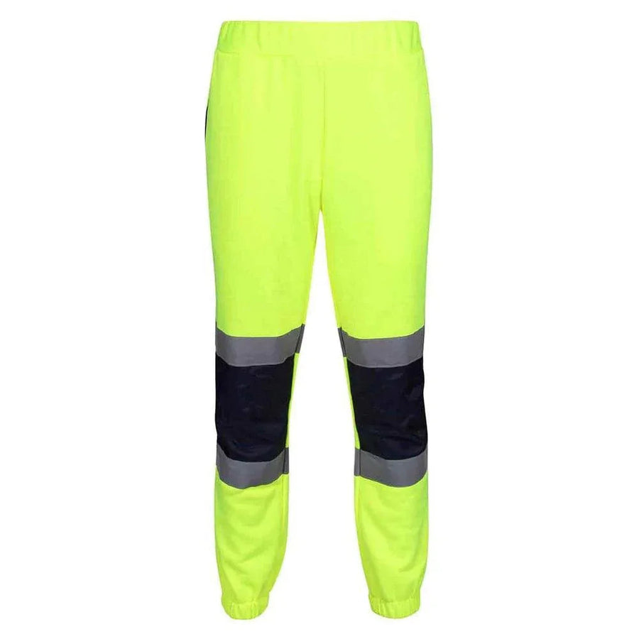 Regatta TRJ503 Pro His-Vis Work Joggers Yellow/Navy 2XL