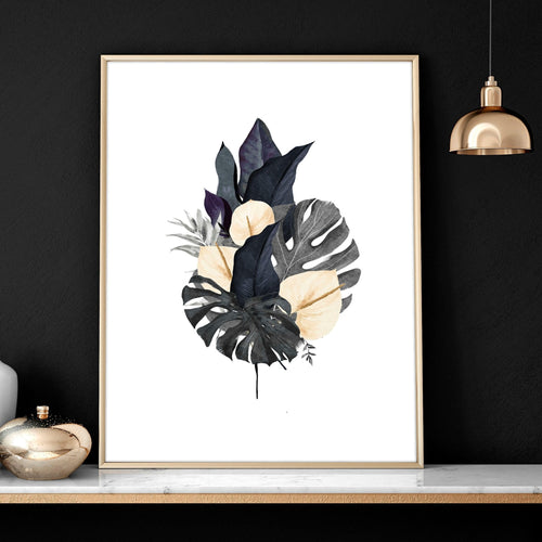 Framed Pictures for Bedroom – Set of 3 Tropical Prints