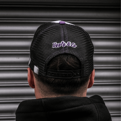 Purple Diamond Trucker Hat x JDM Racing