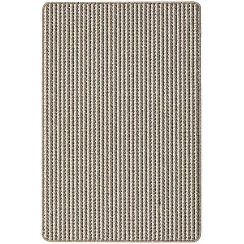 Twist Stripe Washable Mat or Runner Beige