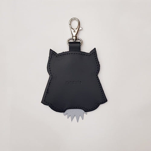 Owl bag charm - Union Jack - Navy Blue