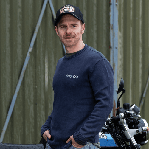 Navy U&C Knit Jumper