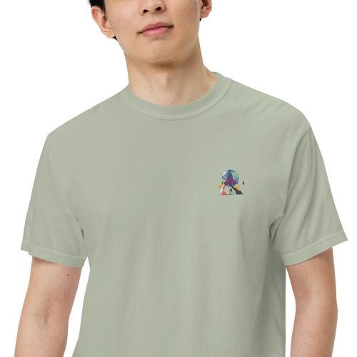 First Home Unisex garment-dyed heavyweight t-shirt
