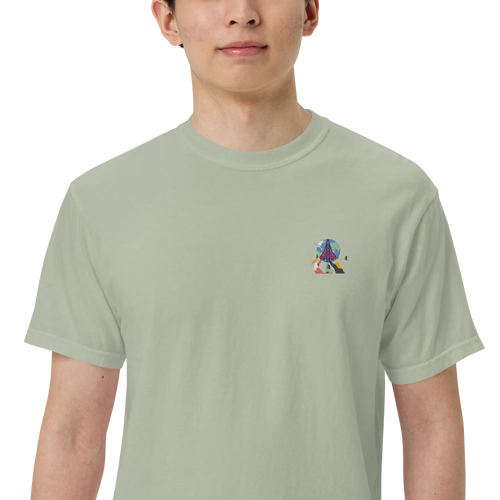 First Home Unisex garment-dyed heavyweight t-shirt