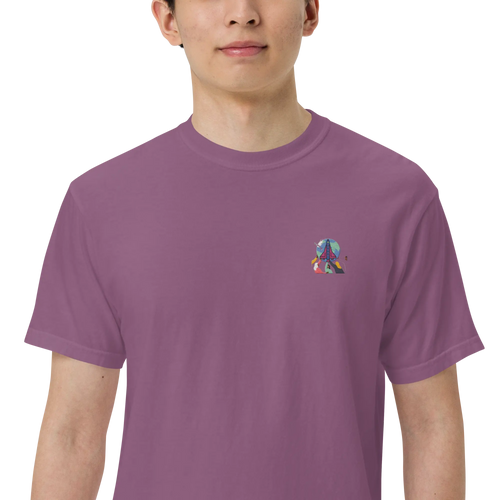 First Home Unisex garment-dyed heavyweight t-shirt