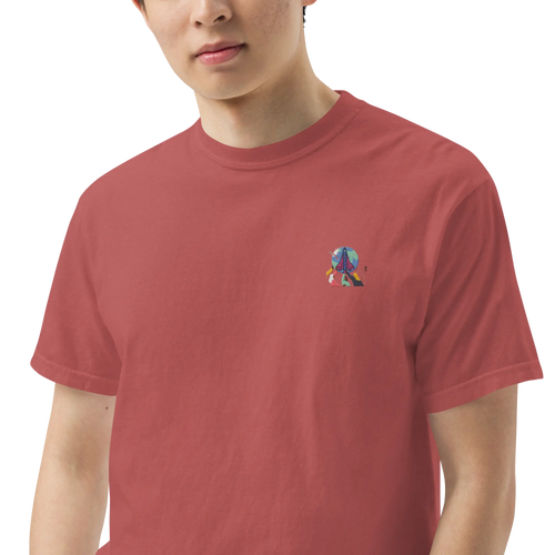 First Home Unisex garment-dyed heavyweight t-shirt