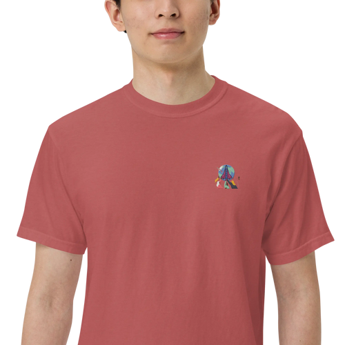 First Home Unisex garment-dyed heavyweight t-shirt