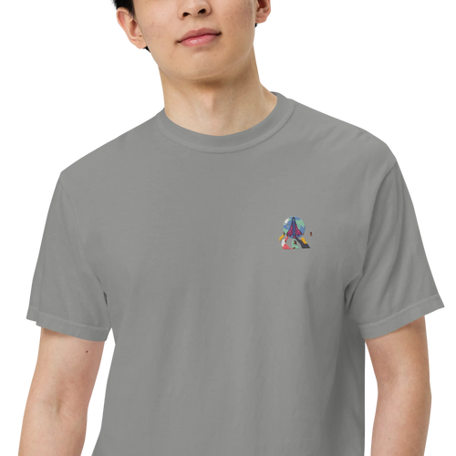First Home Unisex garment-dyed heavyweight t-shirt
