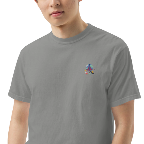 First Home Unisex garment-dyed heavyweight t-shirt