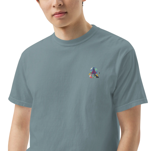 First Home Unisex garment-dyed heavyweight t-shirt