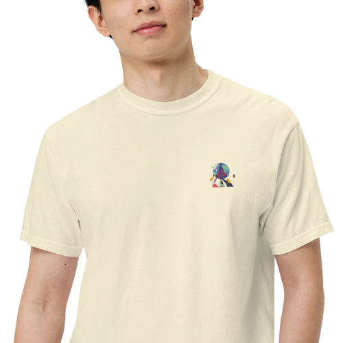 First Home Unisex garment-dyed heavyweight t-shirt