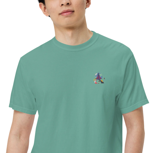 First Home Unisex garment-dyed heavyweight t-shirt