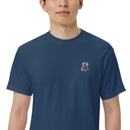 First Home Unisex garment-dyed heavyweight t-shirt