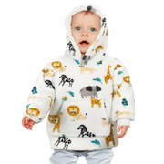Daisy Dreamer Infant Hoodie Blanket 0-2 Years Unisex Safari Sloth Ultra Soft Super Soft Cotton Rich Essential
